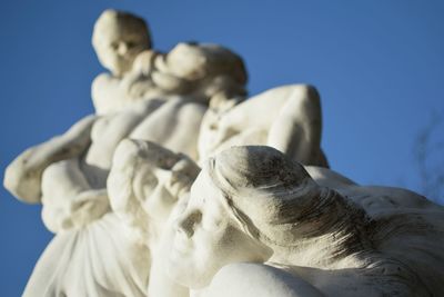 Low angle view of statue