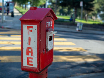 Close-up of fire hydrant