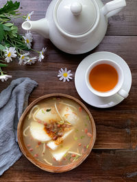 Soto ayam, a popular dish in malaysia. 