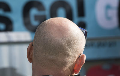 Close-up portrait of man