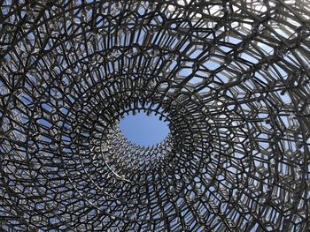 Low angle view of skylight