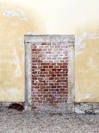 Close-up of brick wall