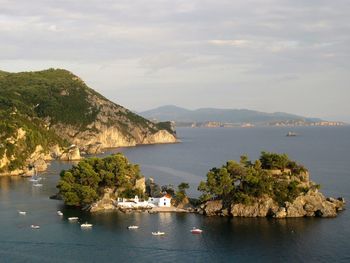 Scenic view of calm sea against sky