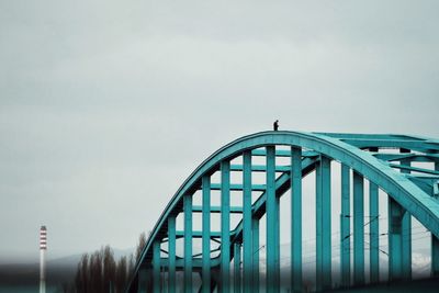 Low angle view of bridge against sky