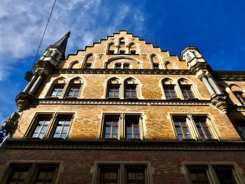 Low angle view of building against sky