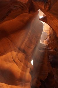 Full frame shot of antelope canyon