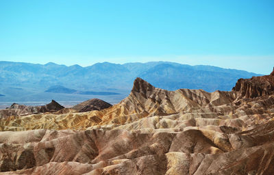 Scenic view of dramatic landscape against sky