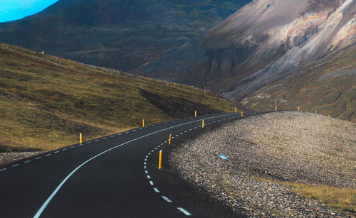 Road amidst mountains