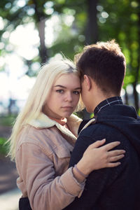 Portrait of young couple