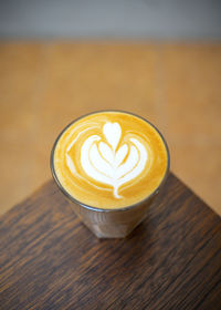 Close-up of coffee on table