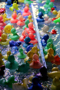 Close-up of colorful balloons