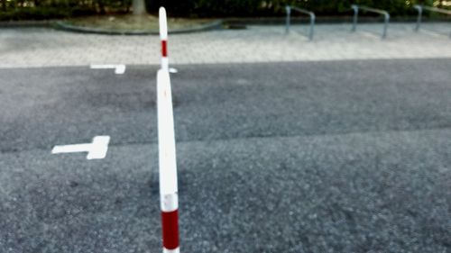 Surface level of road