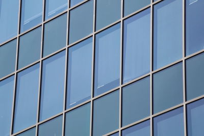 Full frame shot of glass building