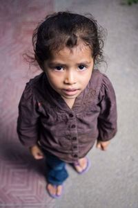 Portrait of cute baby boy