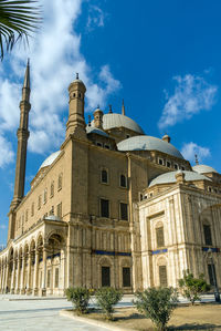 Low angle view of building against sky