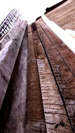 Low angle view of built structure against sky