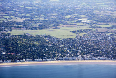 Aerial view of landscape