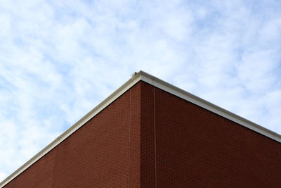 High section of building against sky