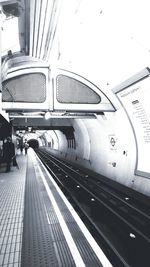 Railroad station platform