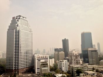 City skyline against sky