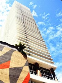 Low angle view of building against sky