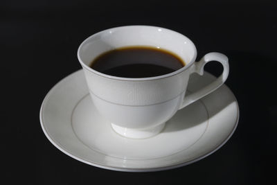 Close-up of coffee on table