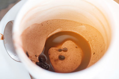 Close-up of coffee cup