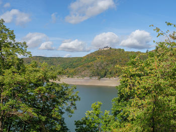 Hiking at the edersee in germany