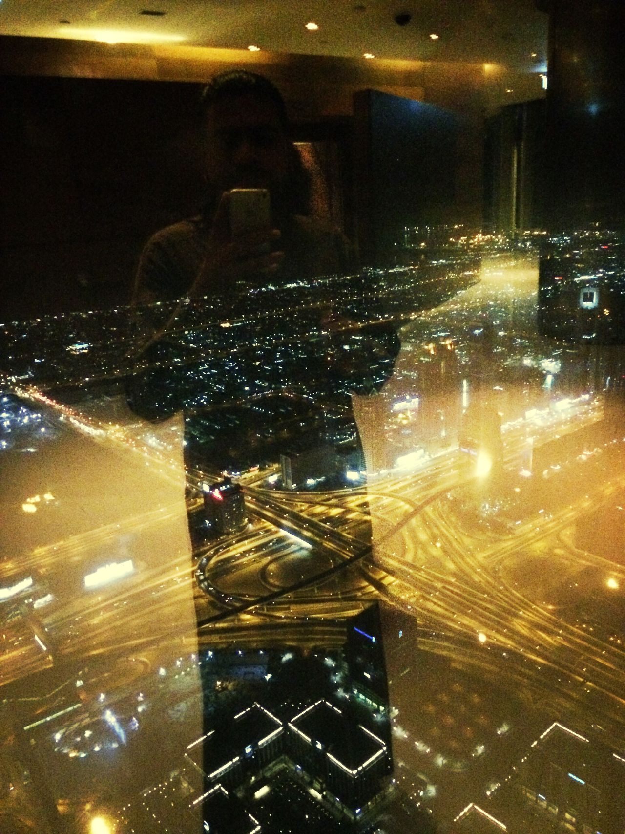 At the top. Burj Khalifa