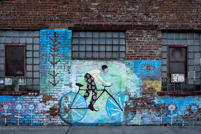 Graffiti on wall