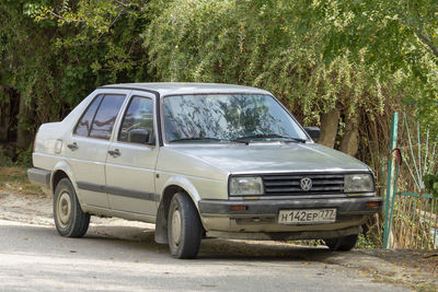 View of car parked on road