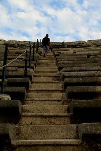 Low angle view of staircase