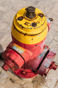 Close-up of fire hydrant