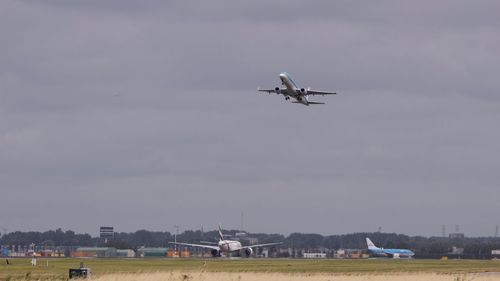 Airplanes at runway