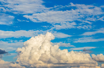 Low angle view of clouds in sky