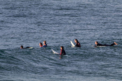 People in sea