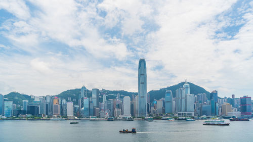 Hong kong island skyline.