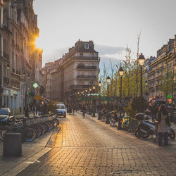 View of city street