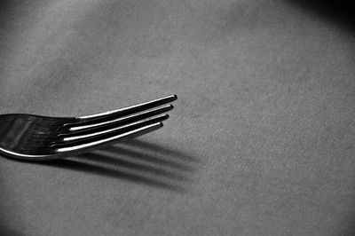 Close-up high angle view of table