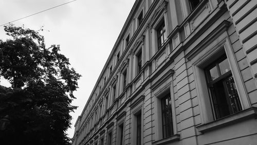 Low angle view of building against sky