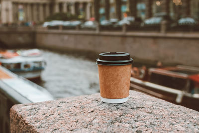 Close-up of coffee on table