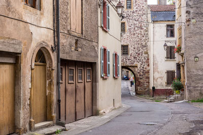 Street amidst buildings