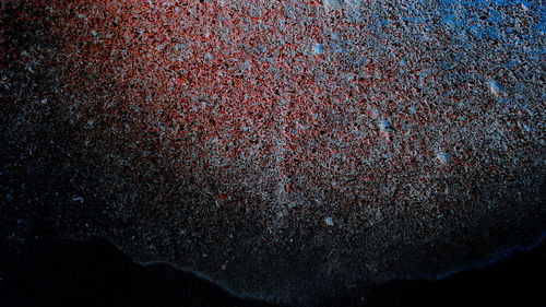 Full frame shot of rocks at night