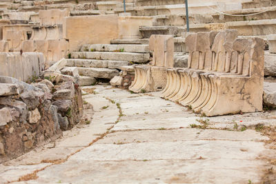 View of old ruins