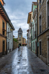 Street amidst buildings in city