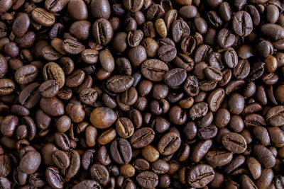 Full frame shot of coffee beans