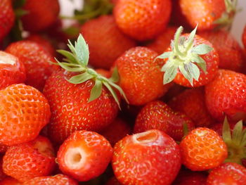 Full frame shot of strawberries