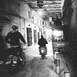 Full length of woman walking in city