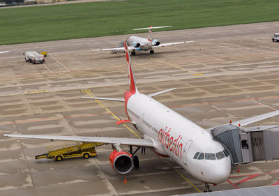 Airplane on runway