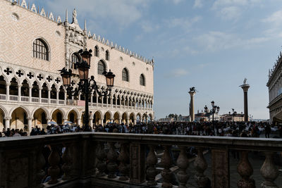 View of st mark square against sky in city